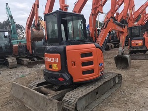 Excavadora grande usada original japonesa Hitachi ZX55 en excelentes condiciones Hitachi ZX110 ZX120 ZX200 a la venta - Product Image 2