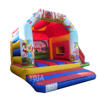 Offre Spéciale pas cher unisexe 15x18ft adulte cirque gonflable videur Combo PVC matériel nouveau unisexe 15x18ft gonflable videur