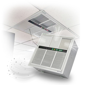 Purificateur d'air domestique électrique à filtre HEPA et plasma, installation portable au plafond pour <span class=keywords><strong>fumée</strong></span> <span class=keywords><strong>de</strong></span> <span class=keywords><strong>cigarette</strong></span> et électrostatique métallique - Product Image 2