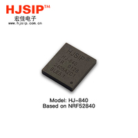 Módulo Inalámbrico ZigBee HJSIP HJ-840 NRF52840 para Malla Serial, BLE 5.4, 6.2x7x0.9mm