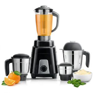 Juego de Licuadora y Exprimidor de Acero Inoxidable. Batidora Eléctrica con 6 Cuchillas para Cocina - Product Image 1