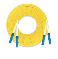 Cordon de brassage fibre optique personnalisé LC/UPC-LC/APC SM DX pour usage intérieur, 10G SFP, monomode, 2.0mm 3.0mm, port duplex SC/LC/FC, garantie 5 ans