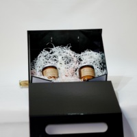 Cajas de Regalo Rígidas con Cierre Magnético Personalizadas, Forradas en Satén, Caja Negra de Lujo para Empaque de Pelucas, con Inserto de Tela de Satén