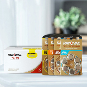 Piles auditives primaires au lithium <span class=keywords><strong>Rayovac</strong></span> pour Peak, toutes tailles 10, 13, 312, 675, zinc-air pour produits auditifs et auditifs - Product Image 2