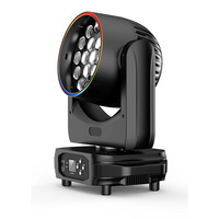 19 15W DMX512 cabeza móvil controlada LED equipo de iluminación de escenario RGBW interior auditorio banquete salón teatro enfoque teñido para