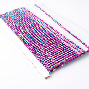 Bande de garniture en tissu avec strass en émeraude plastique, best-sellers au Guatemala - Product Image 1