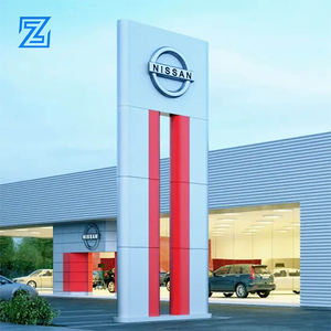 Grand panneau publicitaire LED pour magasin de voitures, enseigne pylône pour concessionnaire automobile, enseigne de fortification spirituelle - Product Image 5