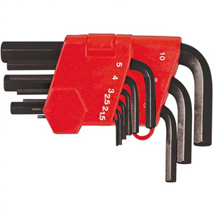 Ensemble de 9 clés à douille courtes et polies - Acier allié - <span class=keywords><strong>6</strong></span> x <span class=keywords><strong>6</strong></span> points - Kit de réparation pratique et facile à utiliser - Product Image 1