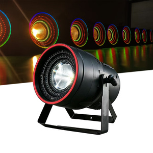 Faro LED COB da 200W con Ruota Cromatica RGBW, Interfaccia DMX512, Zoom Bianco Caldo per Palcoscenico - Product Image 1