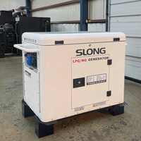 Générateur silencieux SLONG BRAND 12KW à démarrage automatique pour toute la maison, utilisation domestique, GPL/gaz naturel