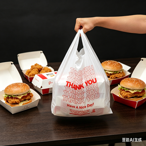 Hot Sale Durable HDPE Plastic Vest Bags Economical T-Shirt Shopping Bags Mini Market Street Vendor Food Stall Local Retail - Product Image 1