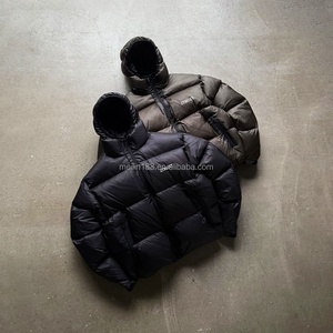 Winter Shiny Designer Puffer <b>Jacket</b> <b>Men</b> High Quality Custom Manufacturer Oversized Windproof Waterproof Zipper Coat Down <b>Jacket</b> - Product Image 1