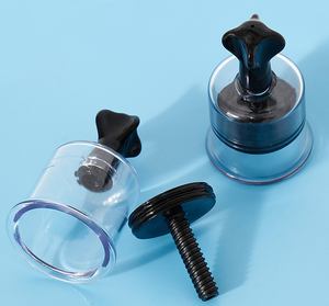 Hochwertiges Schröpfset Therapie-Massage werkzeug Schröpf becher Fetisch Vakuum-Nippel-Saug-Schröpfen - Product Image 1