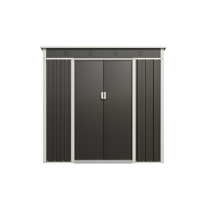 Abri de jardin stable à <span class=keywords><strong>pente</strong></span> unique anti-UV Abri en métal pour le stockage et l'extérieur de la maison - Product Image 1