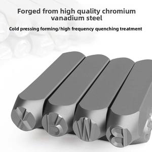 Moldes de Acero Tipo AZ, Sellos de Carburo con Punzones de 3-12 mm, Caracteres, Números, Símbolos, Letras en Inglés para Herramientas y Equipos de Joyería - Product Image 4
