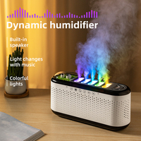 Humidificateur d'air ultrasonique portable, atomiseur à six orifices, télécommande pour humidificateur dynamique, aromathérapie, hôtel, maison
