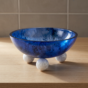 Elegante Tazón de Resina Clásico Hecho a Mano, Pulido, Ecológico, para Bodas, Decorativo, para Servir Alimentos, Arte en Resina Epoxi, Lujo para el Hogar - Product Image 1