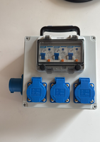 Nouveau câble de décharge V2L de type 2 6KW 32A avec boîte de distribution d'énergie portable, protection contre les fuites MCB RCD