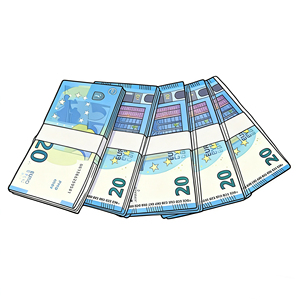 Billetes de Dólar y Euro Realistas de Imitación (USD, AUD, GBP) - Billetes Falsos de 5, 10, 20, 50, 100, 200 Euros para Decoración de Fiestas - Product Image 2