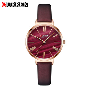 9076 CURREN Leather Quartz Waterproof Fashion Watch for Men <b>Date</b> Leather Watches Wrist - Product Image 5