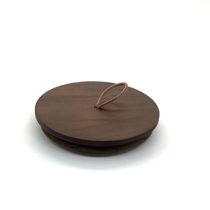 Factory Supply Luxury Custom Wood Candle <b>Lids</b> with Silicon Ring Essential Oil for Glass Candle Jar Home <b>Decor</b> Model - Product Image 4