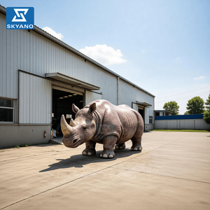 Sculpture géante gonflable de <span class=keywords><strong>rhinocéros</strong></span>, modèle d'art gonflable de <span class=keywords><strong>rhinocéros</strong></span> utilisé pour la décoration dans les activités des zoos - Product Image 6