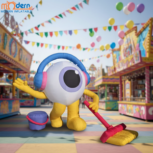 Mascotte gonflable géante personnalisée avec lumières LED intégrées et ventilateur pour la promotion publicitaire, les événements, les parcs d'attractions et les décorations - Product Image 2