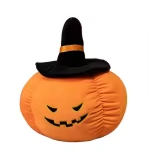 Coussin de citrouille amusant et effrayant pour Halloween