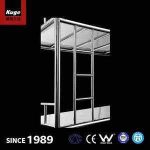 Nhà Tù Hai Tầng Bằng Thép Không Gỉ Giường Tầng Hai Tầng Cấu Trúc Mạnh Mẽ Giường Hai Lớp - Product Image 3