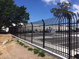 de jardin en <span class=keywords><strong>fer</strong></span> <span class=keywords><strong>forgé</strong></span> en métal de conception populaire Clôture en acier Clôture de piscine de sécurité en acier galvanisé - Product Image 6