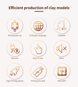 TRONXY MOORE 2 Pro Impresora 3D de Cerámica de Alta Calidad, el Mejor Diseño Plegable, Impresora 3D de Arcilla con 1 Año de Garantía, Recomendado por el Vendedor - Product Image 2