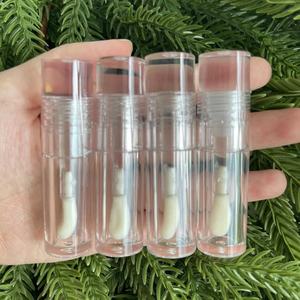 Wholesale 3.<strong>5ml</strong> Round Clear Plastic <strong>Lip</strong> <strong>Gloss</strong> Tubes Bulk Empty Bottle <strong>Containers</strong> Screw Cap UV Surface OEM Brand for Cosmetics - Product Image 4