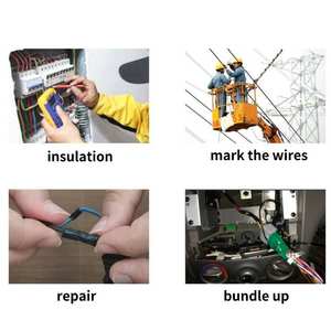 Atacado Chama Colorida Retardante Elétrico Isolante Fita PVC Fita - Product Image 6