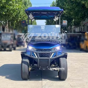 Voiturette de golf électrique homologuée pour la route, 2/4/6 places, certifiée CE, batterie lithium 72V pour le marché européen et l'utilisation en golf - Product Image 1