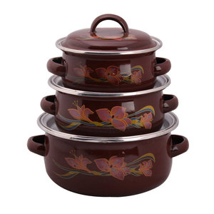 Four hollandais <span class=keywords><strong>en</strong></span> <span class=keywords><strong>fonte</strong></span> Offres Spéciales avec casserole ovale émaillée antiadhésive au design classique et couvercle <span class=keywords><strong>en</strong></span> céramique - Product Image 1