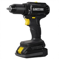 Perceuse sans fil au lithium-ion 20V, perceuse électrique portable rechargeable pour la maison, pour percer et vissage