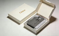 Boîte d'expédition en carton ondulé rose clair de différentes tailles, personnalisée, de qualité supérieure, découpée à la forme, pour emballage postal de cosmétiques