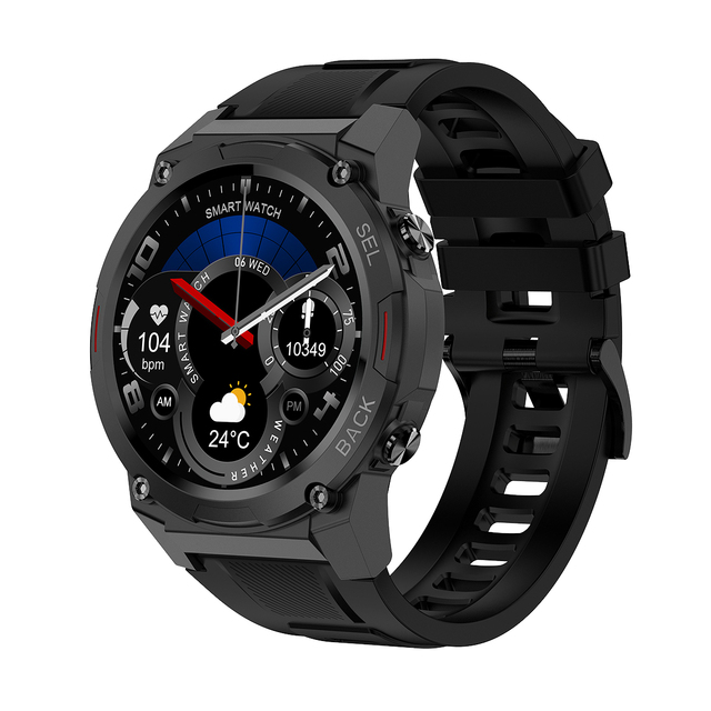Outdoor Sports Rugged 1.43'' AMOLED High Resolution Multi Sports Mode BT Calling Smart Watch Support Android and IOS