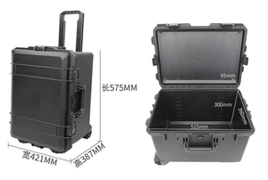 DF0730 67L 71L customized yellow black plastic <b>storage</b> case <b>tool</b> <b>box</b> drones packing case - Product Image 5