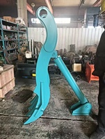 Pince de préhension auxiliaire motorisée SLN 5-6 tonnes pour excavatrice avec fonction de verrouillage hydraulique pour le traitement des débris, du bois et des blocs de roche