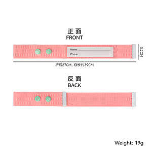 3.2cm DIY lüks moda bagaj adı etiketi kayış yumuşak - Product Image 2
