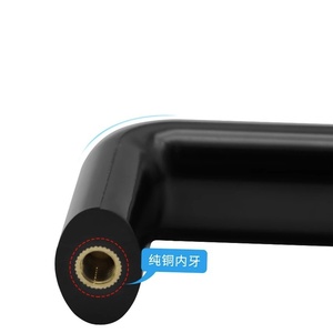 High Temperature Insulated Door Handle Hardware Fittings Internal Thread Wood Handle <b>for</b> Kitchen <b>Dresser</b> Bedroom Outdoor Use - Product Image 6