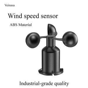 Veinasa-WSS01 Anémomètre numérique personnalisable 0-30 m/s à 3 coupelles, capteur de vitesse du vent RS485 pour station météo automatique - Product Image 1