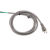 Cable de Alimentación con Conexión a Tierra de 3 Pines Estándar Estadounidense, Conductor de Cobre Puro, No CCA, Cable de Repuesto para Monitor de Computadora, OEM