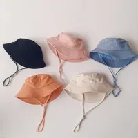 Children's Bucket Hat with String, Custom Summer Design