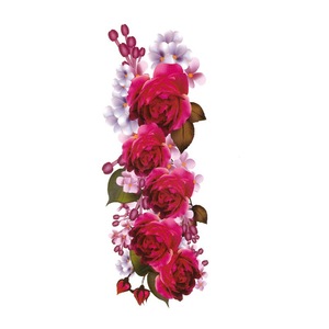 Autocollant de <span class=keywords><strong>tatouage</strong></span> temporaire imperméable à l'eau fleur Rose Flash papillon <span class=keywords><strong>dentelle</strong></span> dame corps Art <span class=keywords><strong>bras</strong></span> mode faux manches femmes autocollant - Product Image 2