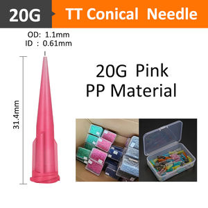 Kunststoff TT SMOOTHFLOW Konische AUSGEGLATTETE NÄLCHEN Zhenju Marke HTTT Modell 6mm/13mm/25mm Länge für Klebstoff-Flüssigkeitsdosierung - Product Image 5