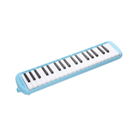 Kongsheng F-37B 37-Key Keyboard Piano School Teaching Musical Instrument Accessory for Student Use Melodica Blue ABS Resin Cover