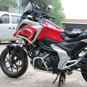 Per <span class=keywords><strong>Honda</strong></span> NC750X 21-26: Barre Paramotore Superiori/Inferiori in Acciaio al Carbonio con Paraurti Modificato e Protezione Serbatoio Carburante - Product Image 4