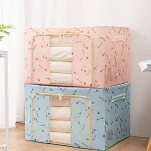 Meilleures ventes : Organiseur de rangement pour vêtements, sacs de rangement empilables avec cadre métallique pliable - Product Image 5